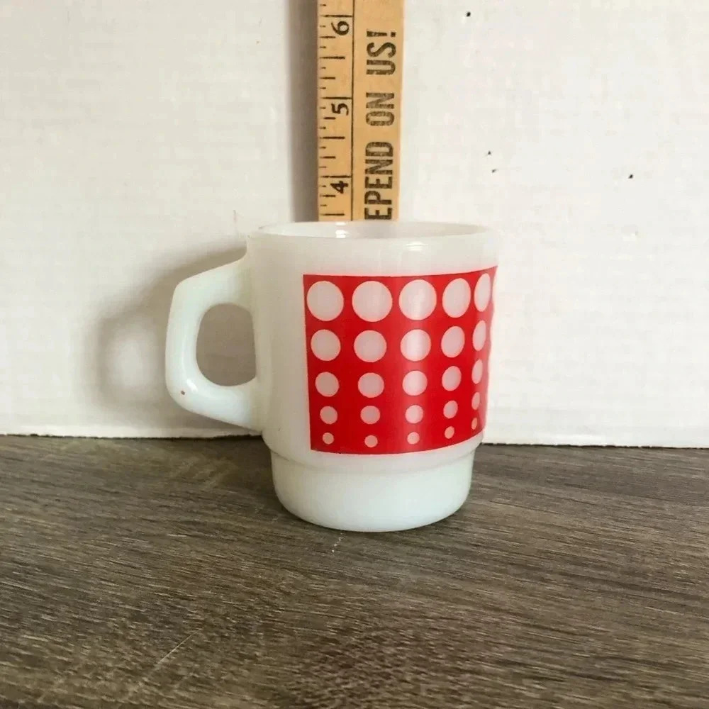Vtg Anchor Hocking  Milk Glass Mug - Picture 5 of 8
